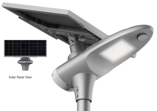 100w solar integrated area light